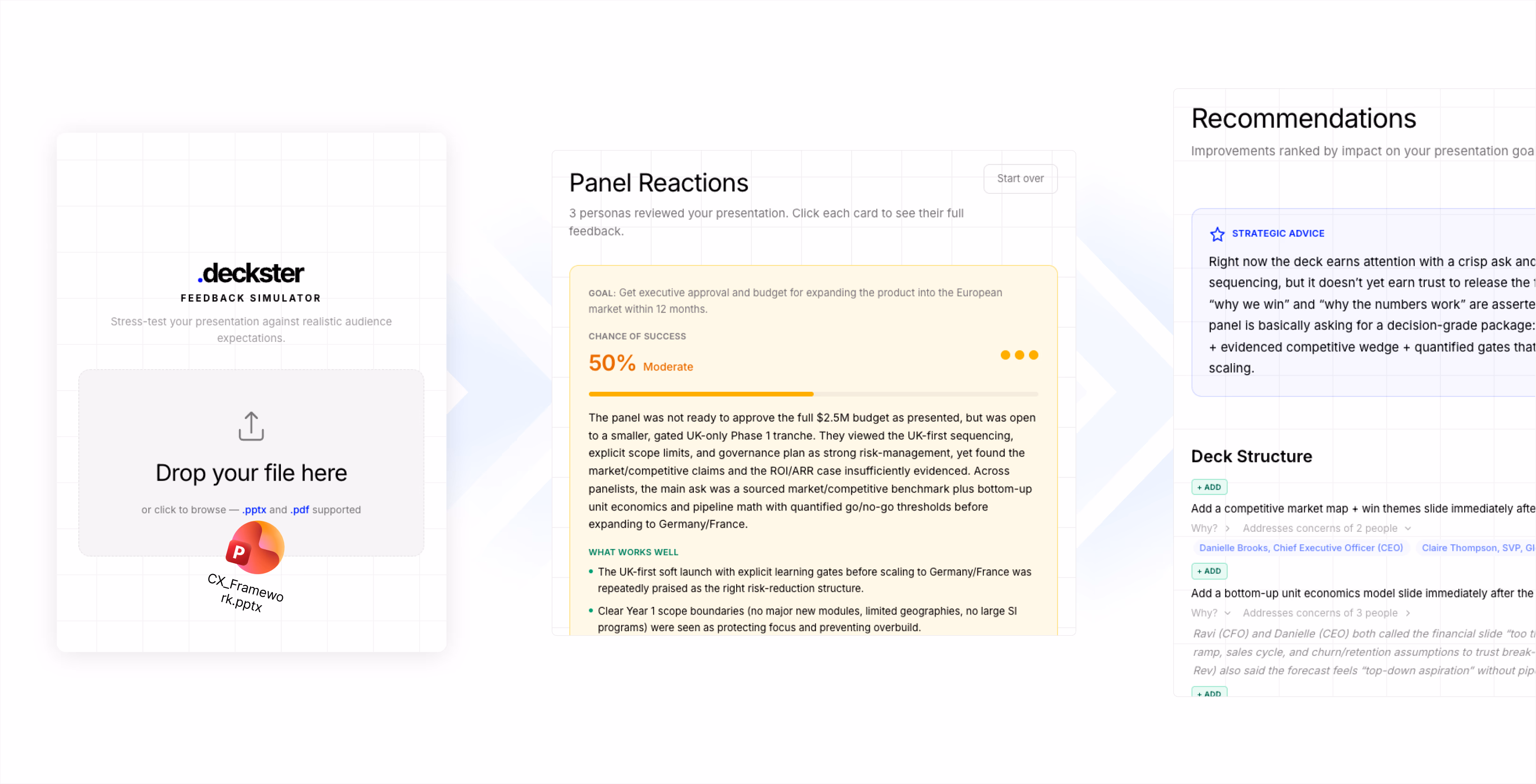 Feedback simulator overview